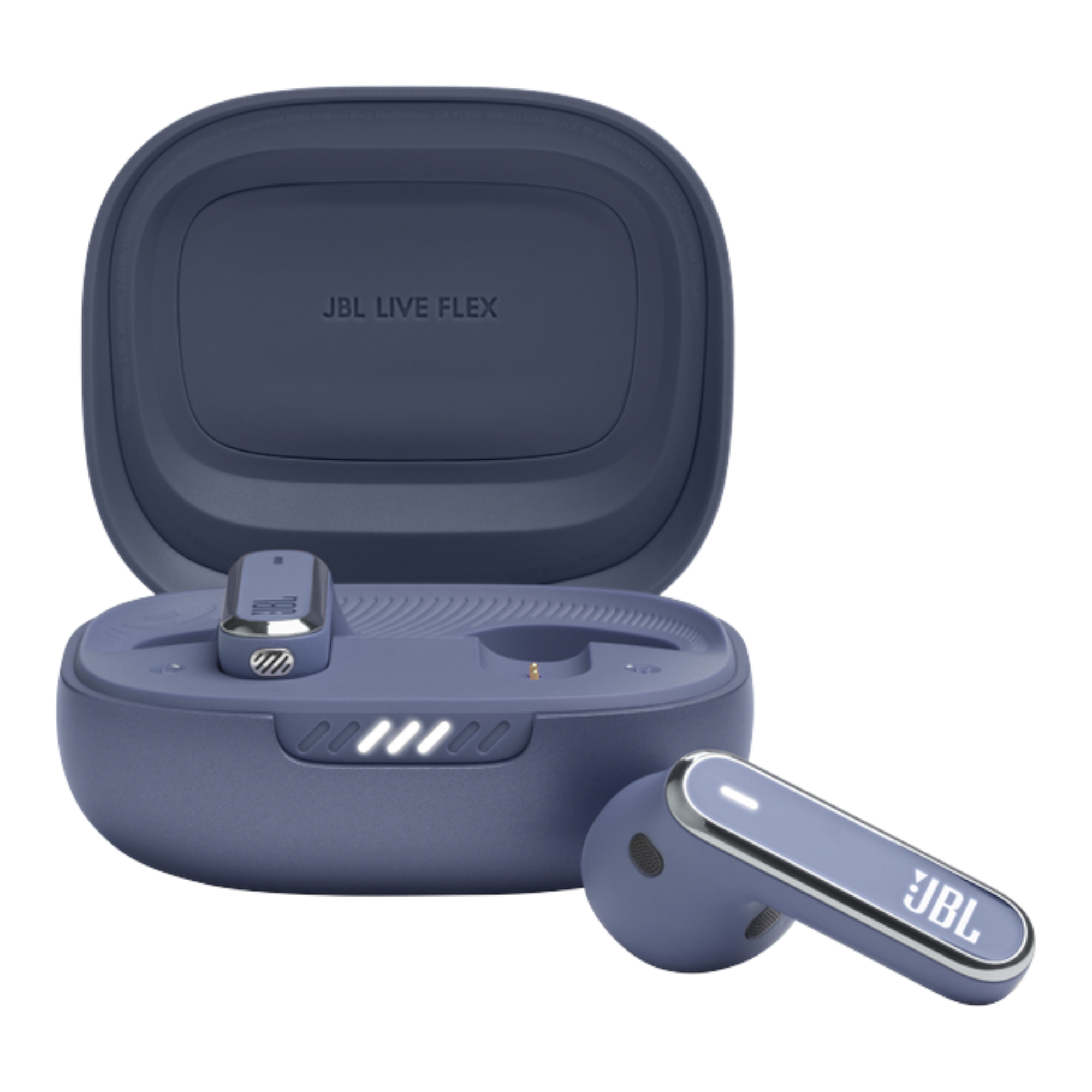 JBL Live Flex True Wireless Noise Cancelling Earbuds Blue - alAsil